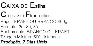 Embalagens para esfiha flexográfica